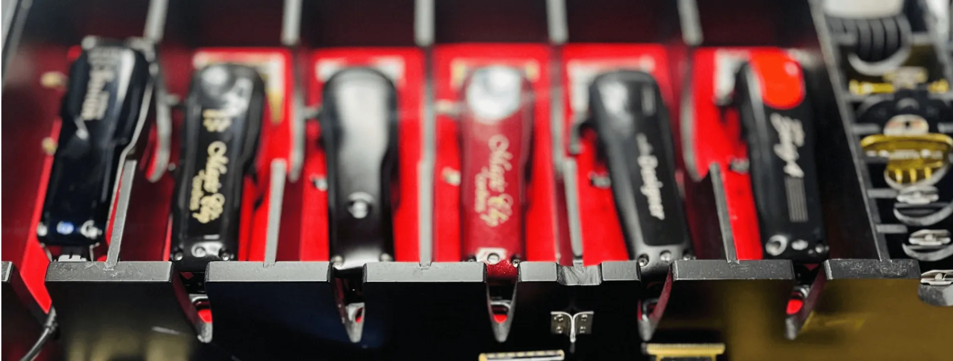 Clippers and trimming tools used at Rashada's Cuts and More located in Dothan Alabama