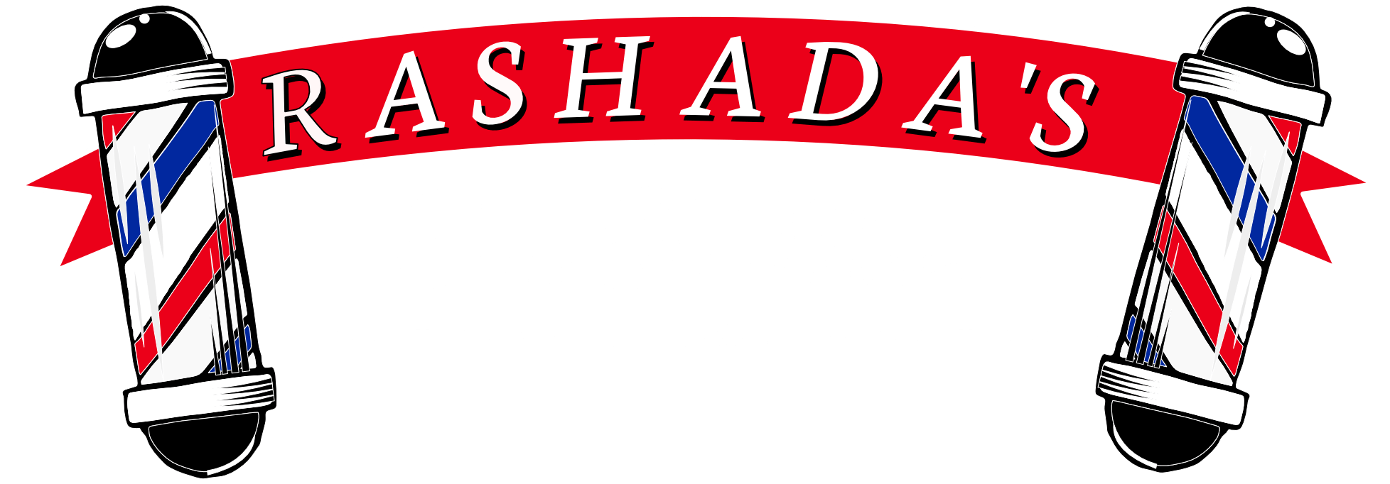 Rashada's Cuts and More, located in Dothan, Alabama, new logo
